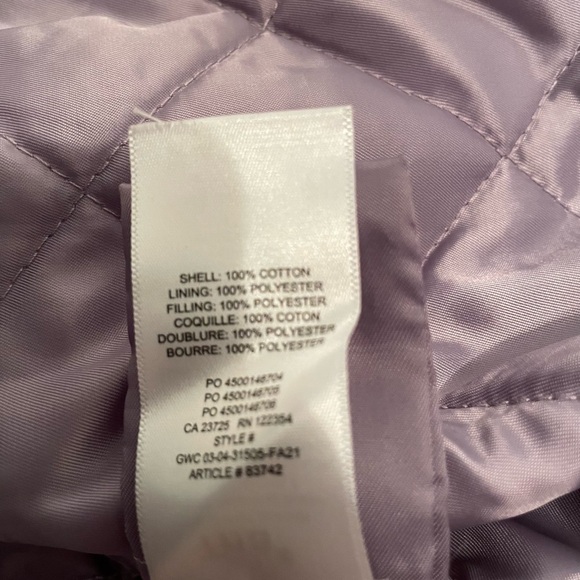 TNA carlaw corduroy purple vest size small oversized - Picture 9 of 11